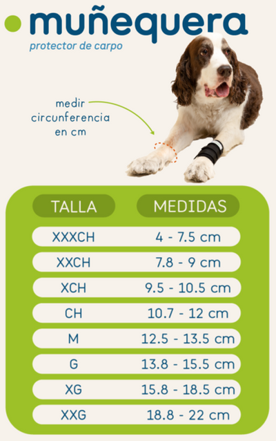 MUÑEQUERA PROTECTOR DE CARPO - ORTOVETS