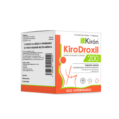 KIRODROXIL 200MG 7 TABLETAS - KIRON