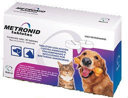 METRONID 30 TABLETAS - HALVET