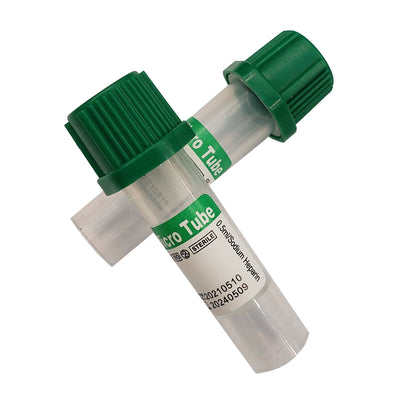 MICROTAINER HEPARINA DE SODIO (VERDE) - DISTRITO VET