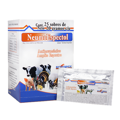 NEUMOESPECTOL PAQUETE 25 SOBRES DE 20gr - BIOFARMEX