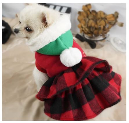 NV06 Vestido Señora Claus, Paw Pets