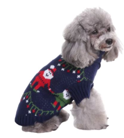 NV17 Suéter de Navidad, Paw Pets
