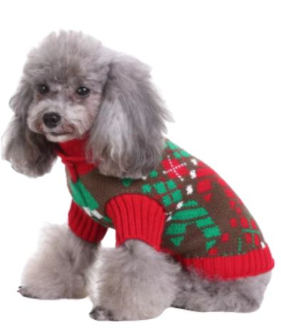 NV18 Suéter de Navidad, Paw Pets