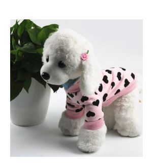 SV15 Suéter de corazón negro, Paw Pets