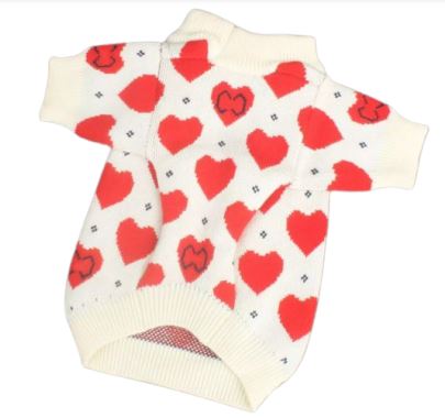 SV29 Suéter de Corazón, Paw Pets