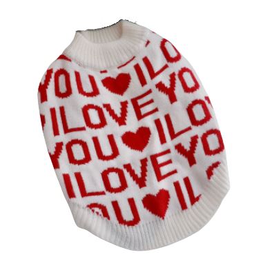 SV31 Suéter Love Rojo, Paw Pets