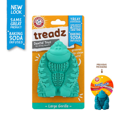 SUPER TREADZ GORILA JUGUETE PARA PERRO  - ARM & HAMMER