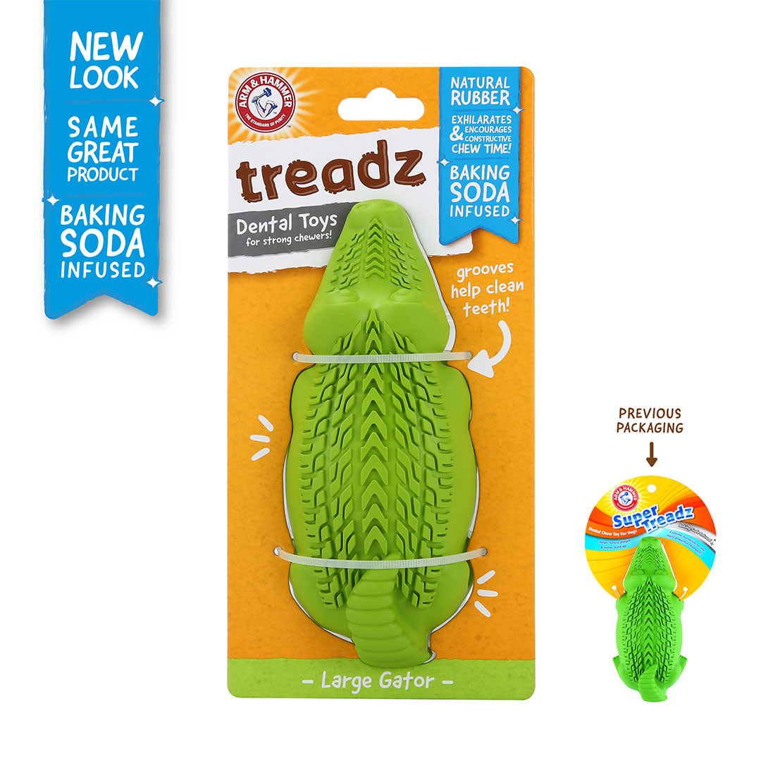 SUPER TREADZ COCODRILO JUGUETE PARA PERRO - ARM & HAMMER