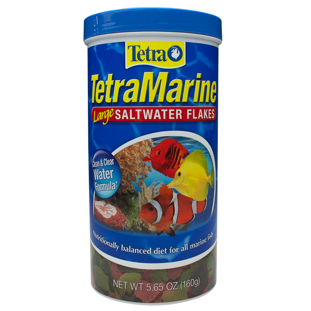 TETRAMARINE SALTWATER FLAKES 5.6 OZ (160 G)