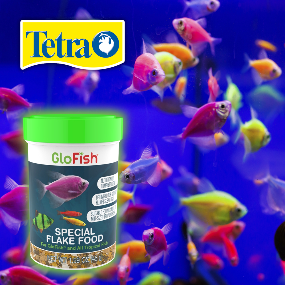 GLOFISH FLAKES 1.59 OZ (45 G) TETRA