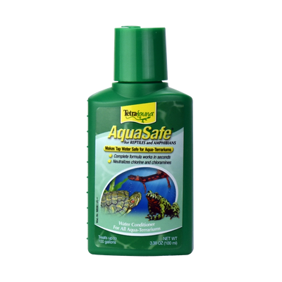 AQUASAFE FOR REPTILES AND AMPHIBIANS 3.4 OZ (100 ML)