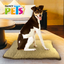 COLCHONETA BEIGE C/CAFE COPO DE NIEVE FANCY PETS