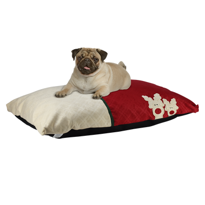 COJIN ROJO CON BORDADO GDE FANCYPETS