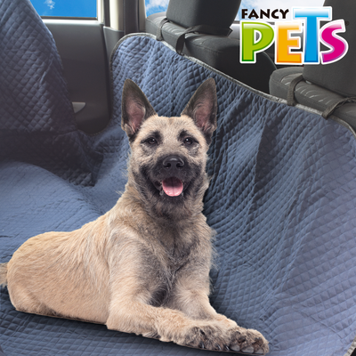 CUBRE ASIENTO P/AUTO MARINO-SILVER 140 X 143 CM. FANCYPETS