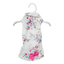 VESTIDO ESTAMPADO FLORES C/MONO FANCYPETS