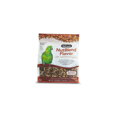 Alimento NutBlend con sabor natural a nueces para loros M/G