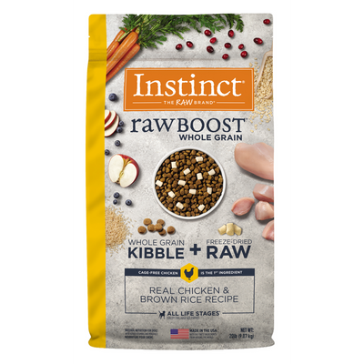 INSTINCT RAW BOOST WHOLE GRAIN POLLO (PERROS)