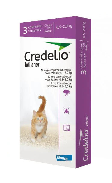 CREDELIO CAT 3 TAB (Lotilaner) -ELANCO