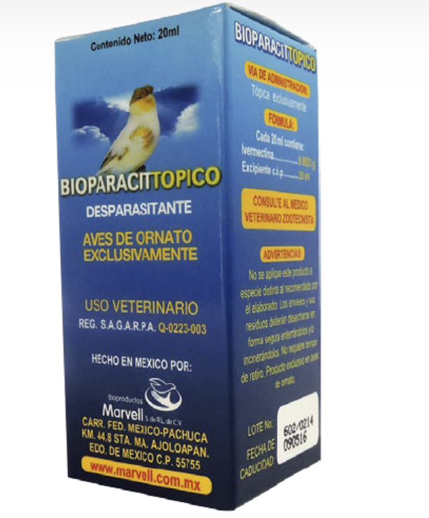 Bioparacit Tópico (Desparasitante) 20 ml