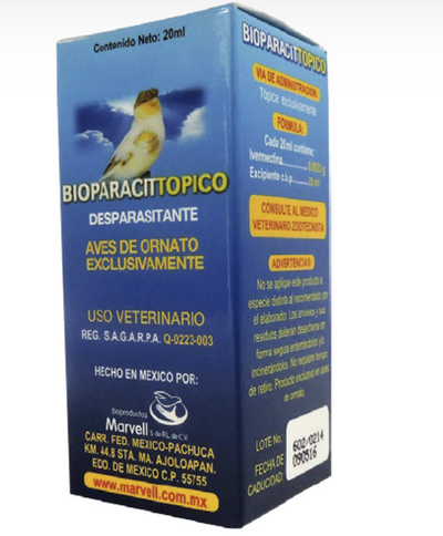 Bioparacit Tópico (Desparasitante) 20 ml
