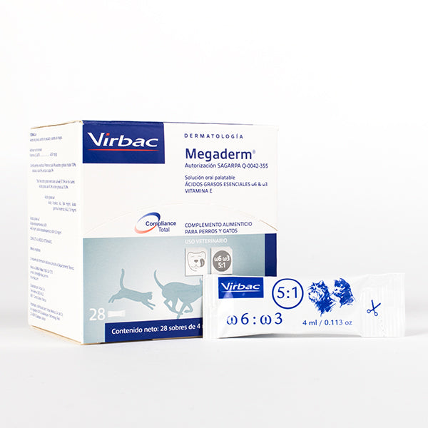 MEGADERM CAJA DE 28 SOBRES DE 4 ML - VIRBAC