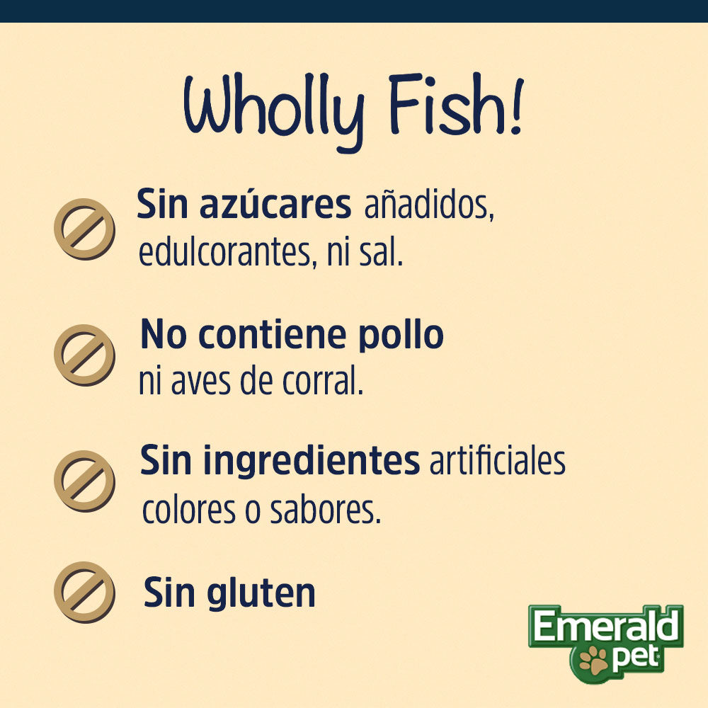 PREMIOS WHOLLY FISH DIGESTIVE HEALTH - EMERALD PET