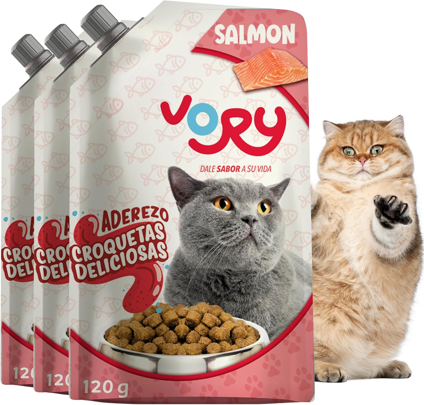 VORY Aderezo Nutritivo para Croquetas de Gatos