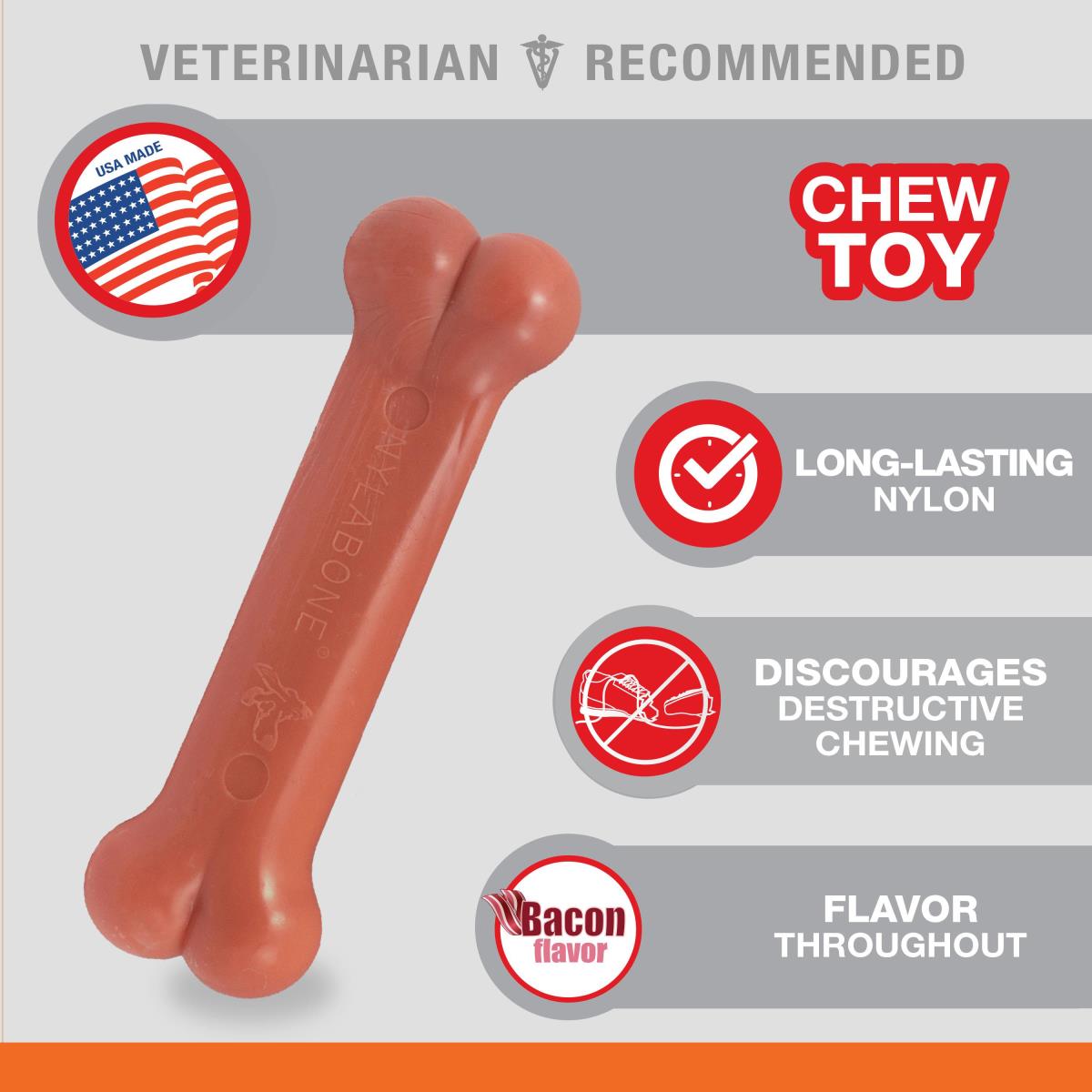 Nylabone Juguete Power Chew Sabor Tocino