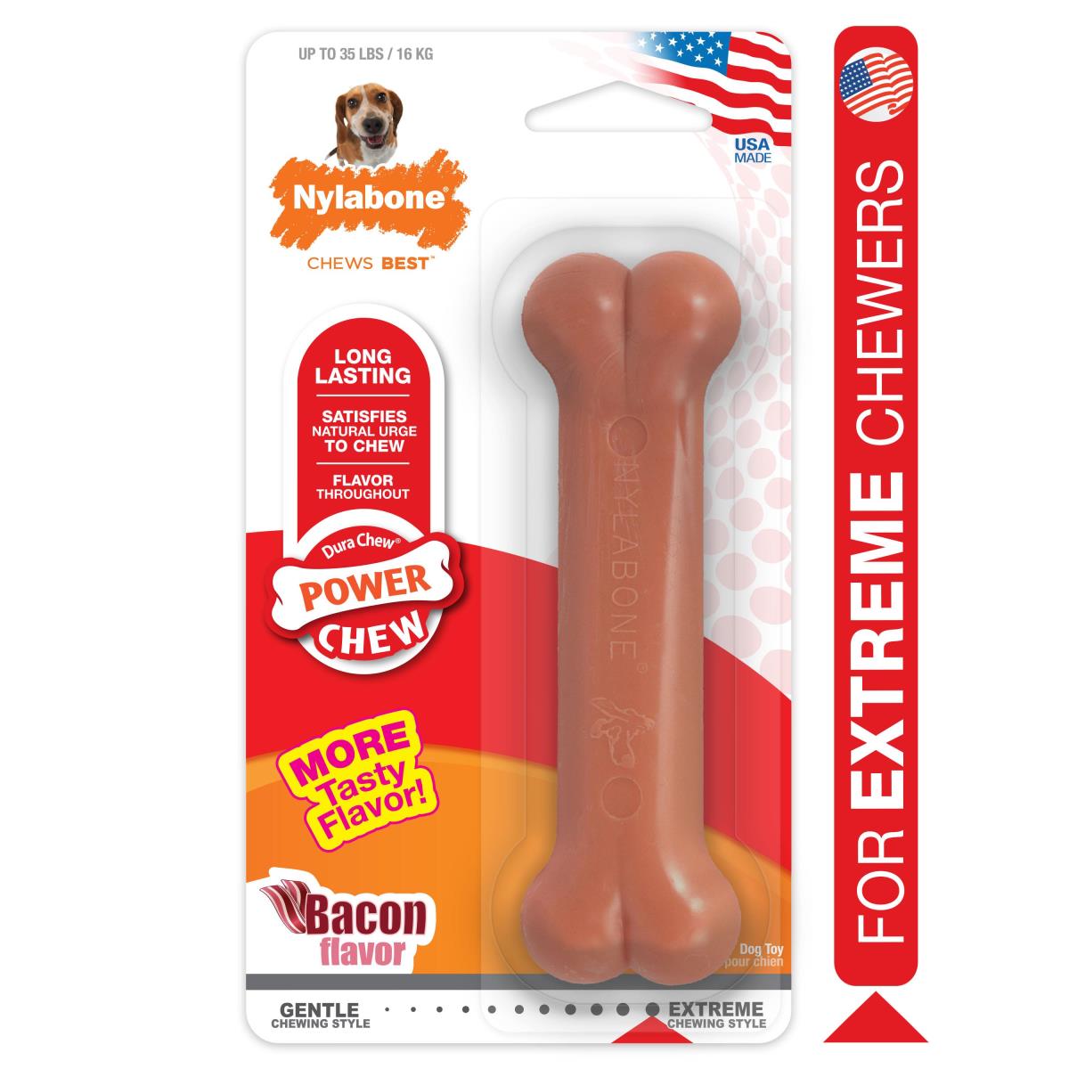 Nylabone Juguete Power Chew Sabor Tocino