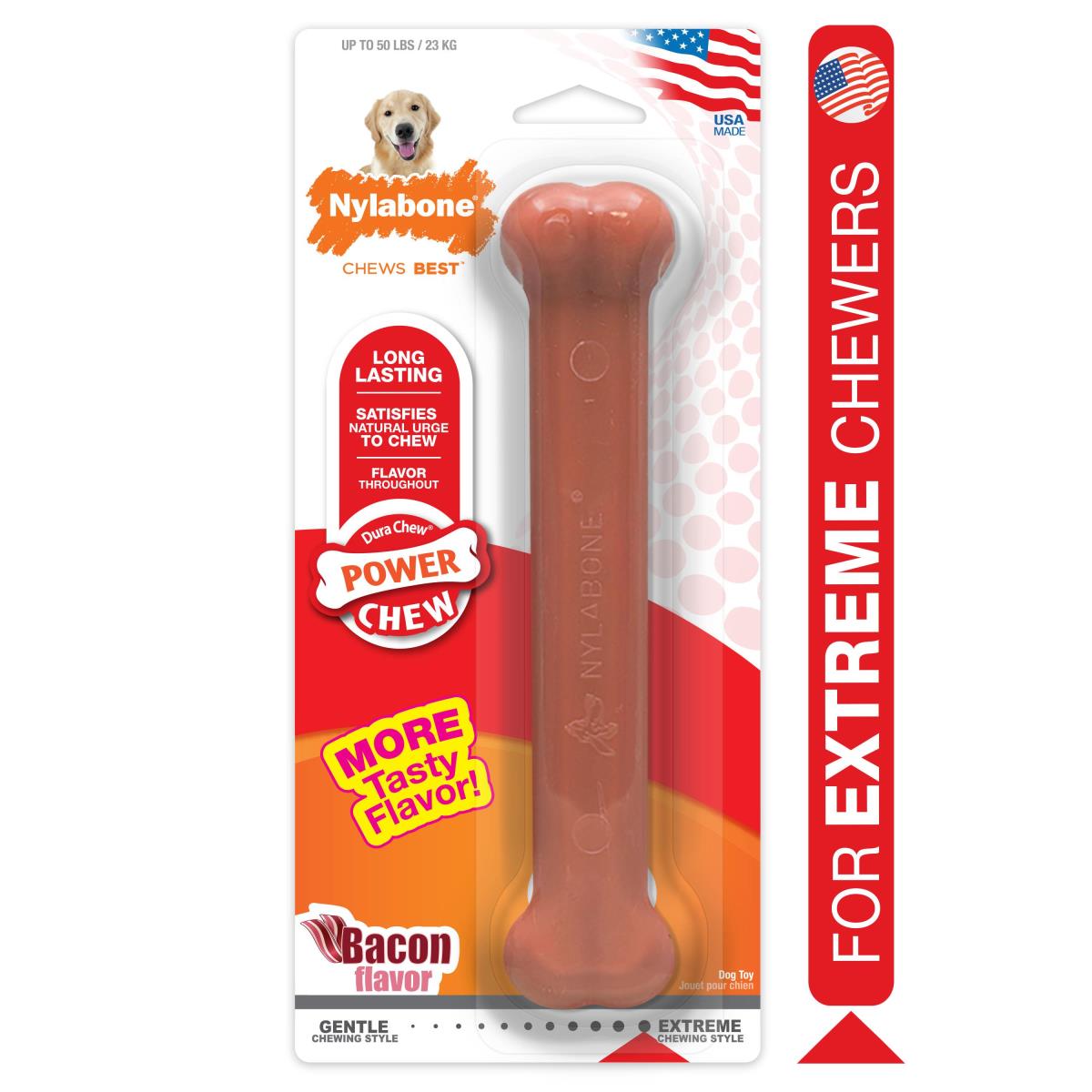 Nylabone Juguete Power Chew Sabor Tocino