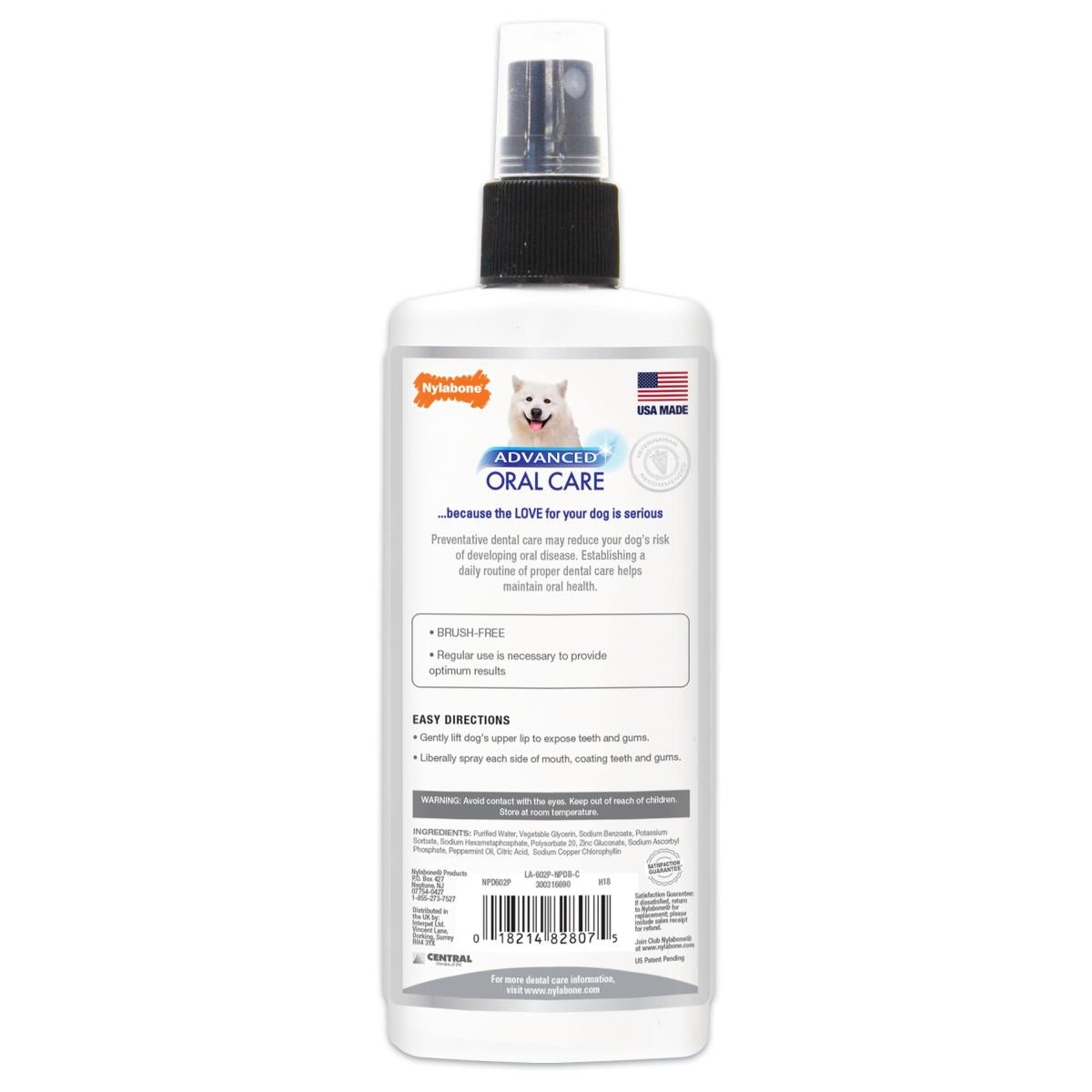 Nylabone Spray Dental Advanced Oral Care
