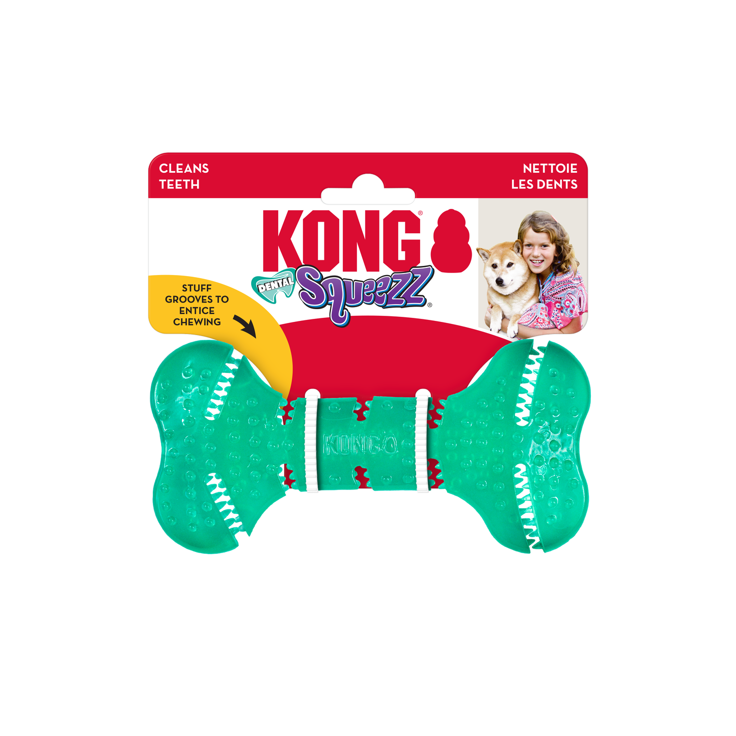 KONG Squeezz Dental Bone