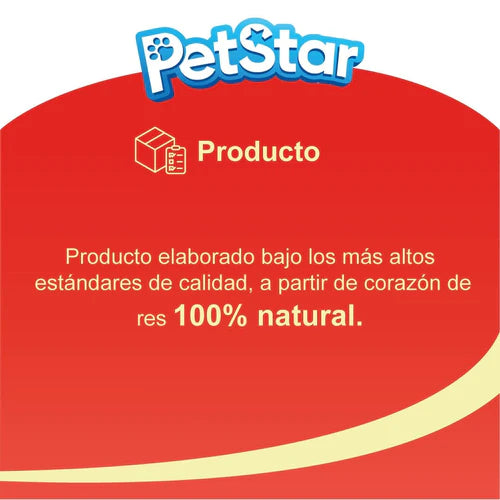BEEFY HEART CHIPS 80 GRS - PETSTAR