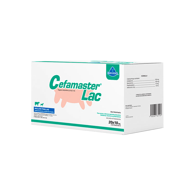 CEFAMASTER LAC 10ML 20 JERINGAS BIOZOO