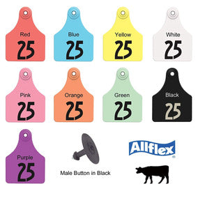 Arete Allflex Numerado C/25