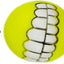 Pelota sonrisa con silbato