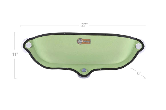 K&H Cama de ventana color verde para gato