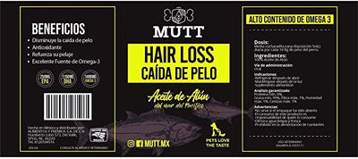 MUTT Aceite de atún para Perro 100% Natural -