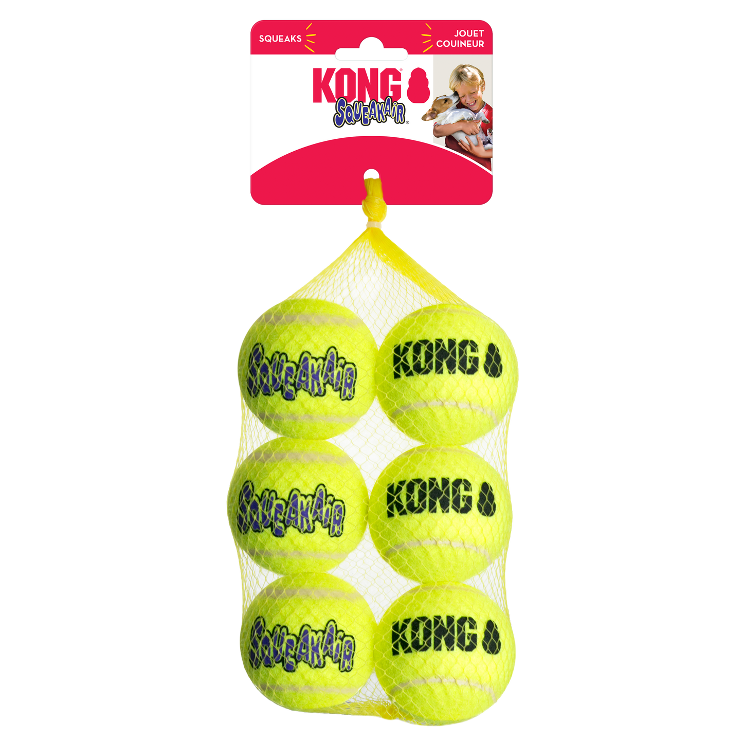 KONG Squeakair Balls 6-Pk