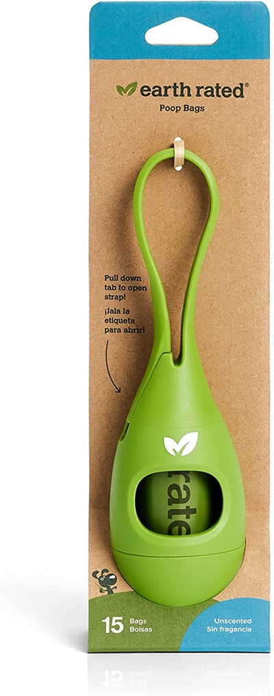 DISPENSADOR DE BOLSAS CON 15 BOLSAS SIN OLOR - EARTH RATED