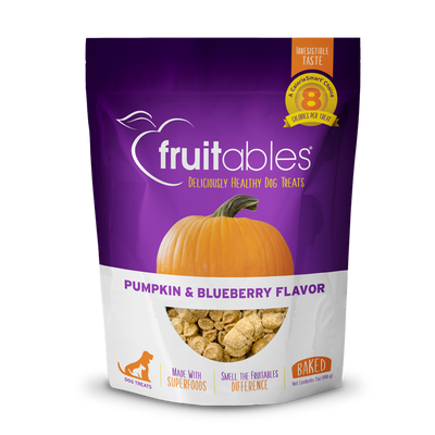 Premios naturales Fruitables Calabaza y Mora Azul