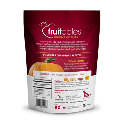 Premios naturales Fruitables Calabaza y Arándano