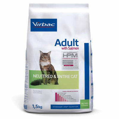 Virbac Veterinary HPM - Adult Salmon Neutered & Entire Cat