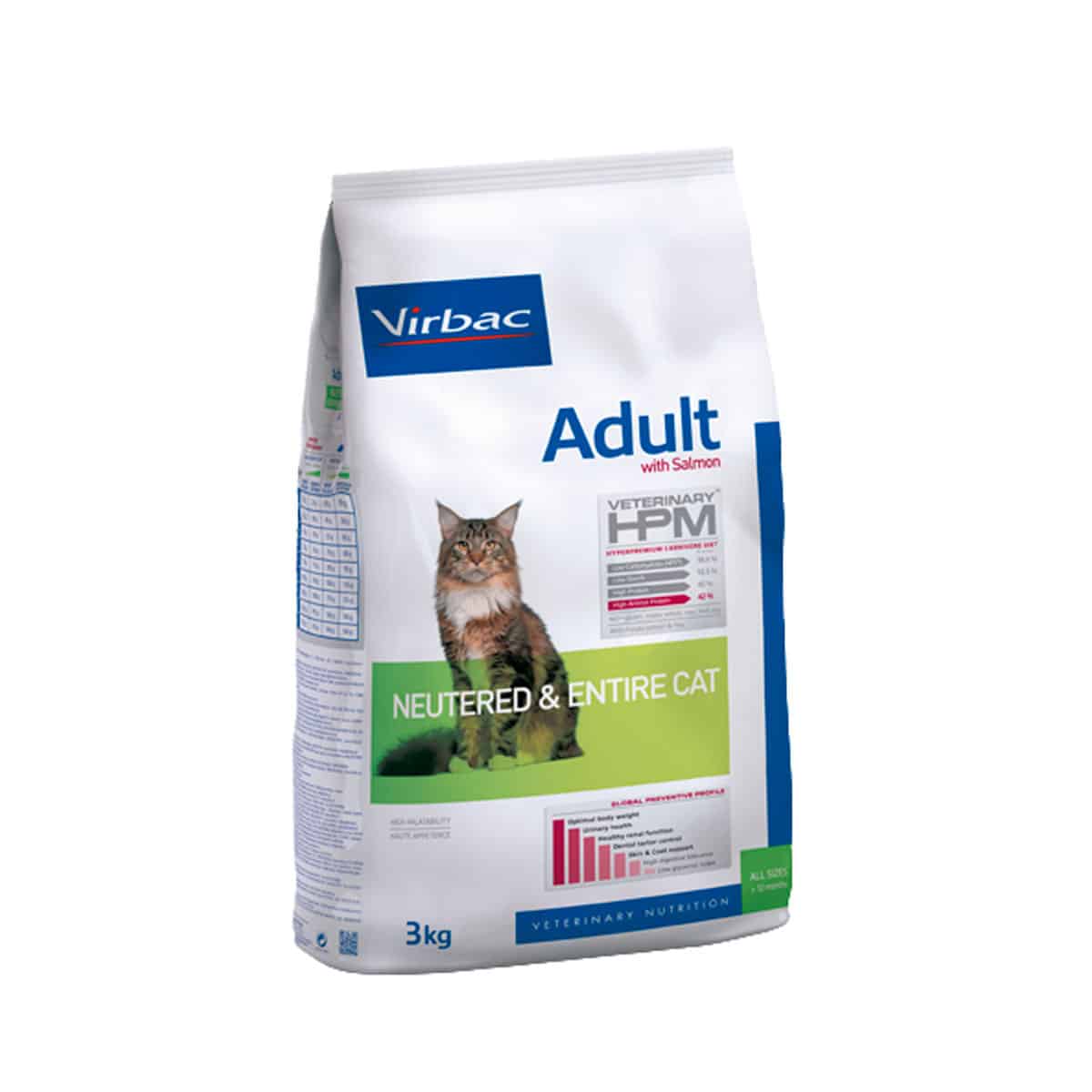 Virbac Veterinary HPM - Adult Salmon Neutered & Entire Cat