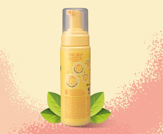 Pet Head Espuma sin Enjuague Felin' Good LemonBerry con Aceite de Limón Gato 200ml