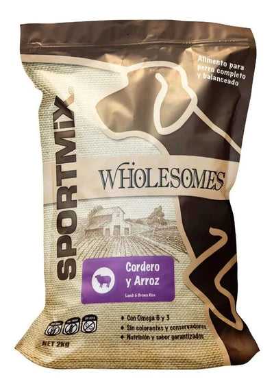 SPORTMIX WHOLESOMES Cordero y Arroz para Perro