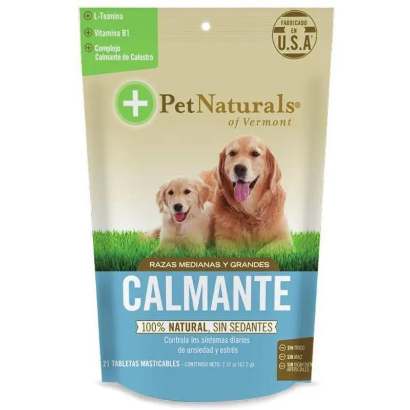 CALMANTES PARA PERROS MEDIANO Y GRANDES  - PET NATURALS