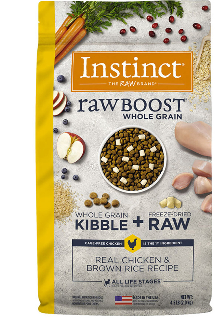 Instinct Raw Boost Alimento Natural para Perro Receta Pollo y Arroz