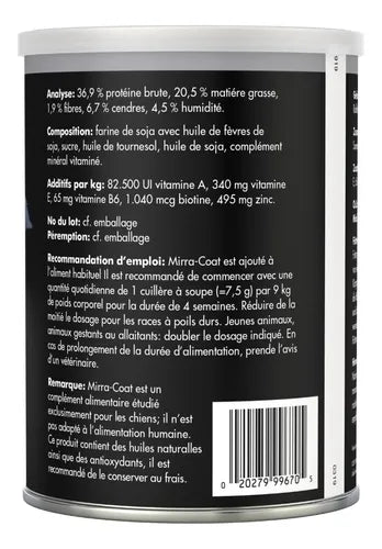 Mirra-Coat® Suplemento para Piel y Pelaje en Polvo para Perro